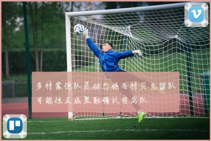 多特蒙德队员动态施洛特贝克留队可能性五成聚勒确认将离队